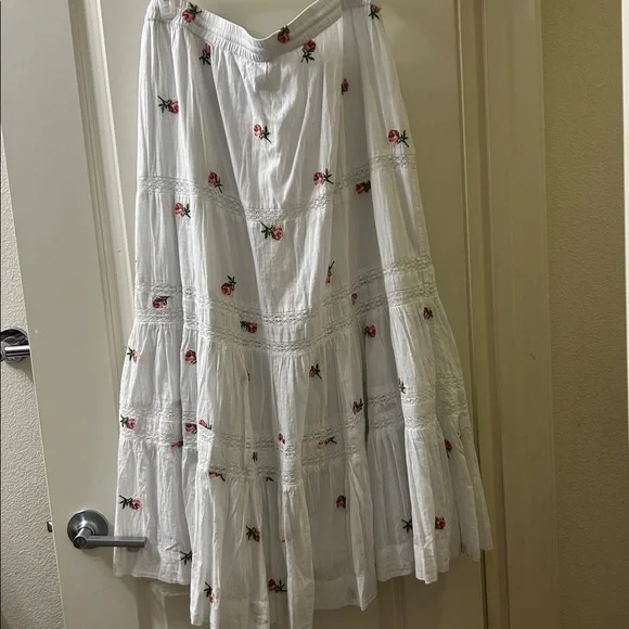 Free People Damson Madder Eden Floral Skirt Size 14 NWT - Picture 9 of 9